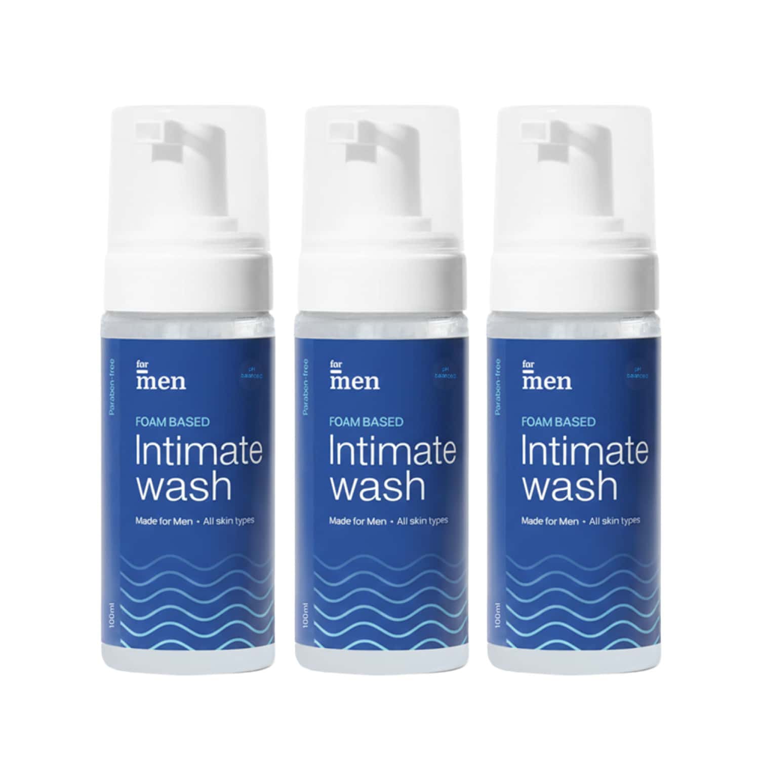 Formen Foam Based Intimate Wash Anti Bacterial | Anti Fungal Sulphate & Paraben Free 100ml-pack Of 3