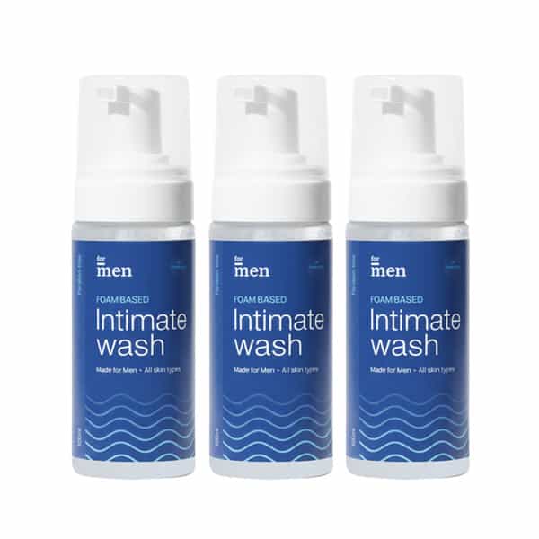 Formen Foam Based Intimate Wash Anti Bacterial | Anti Fungal Sulphate & Paraben Free 100Ml-Pack Of 3