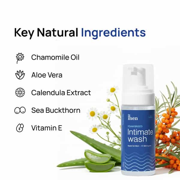 Formen Foam Based Intimate Wash Anti Bacterial | Anti Fungal Sulphate & Paraben Free 100Ml-Pack Of 3