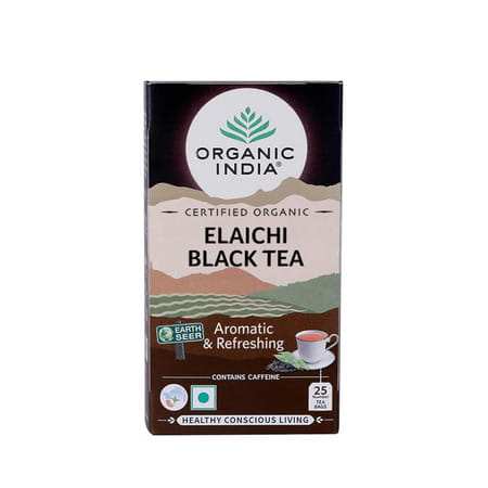 Organic India Elaichi Black Tea | 25 Teabags