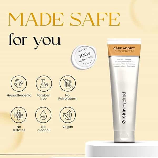 Skininspired Care Addict Encapsulated Sunscreenspf 50 For Dry Skin With Pa++++ - 150G