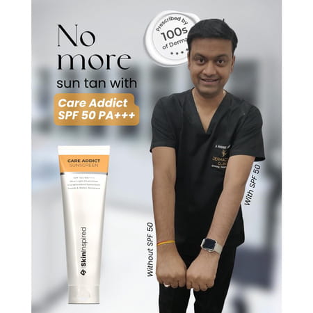 Skininspired Care Addict Encapsulated Sunscreenspf 50 For Dry Skin With Pa++++ - 150g