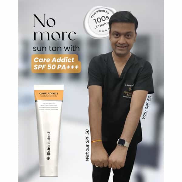 Skininspired Care Addict Encapsulated Sunscreenspf 50 For Dry Skin With Pa++++ - 150G