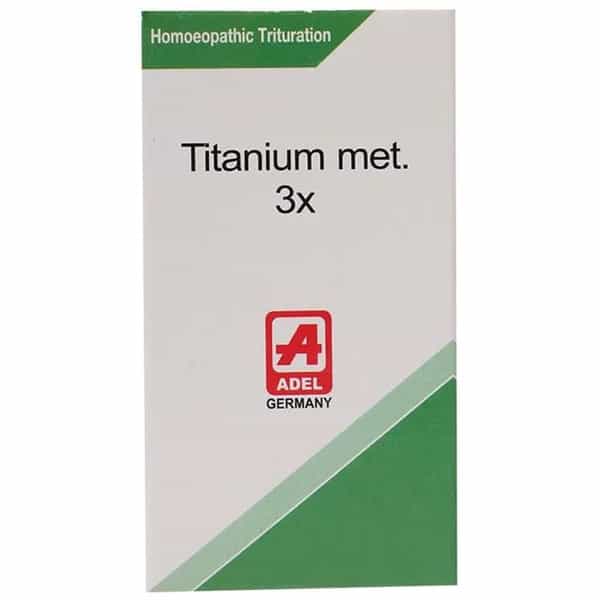Adel Titanium Metallicum Trituration Tablet 3X 20 No's