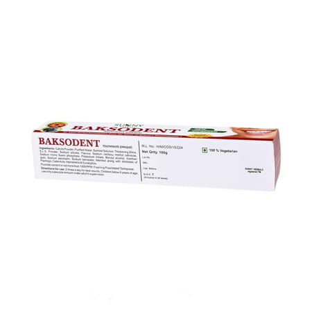 Baksonsbaksodent Toothpaste (Opaque) - Saunf Flavour 100 Gm