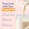 Gritzo Supermilk Growth+ Unsweetened Drink Mix (13+Y Boys) | 13G Powder (Creamy Vanilla | 400G)