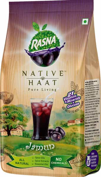 Rasna Native Haat Shikanji -Instant Drink Concentrate Mix 500 G