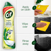 Cif Lemon Cream Multipurpose Surface Cleaner For Tough Stains Natural Particles 500ml