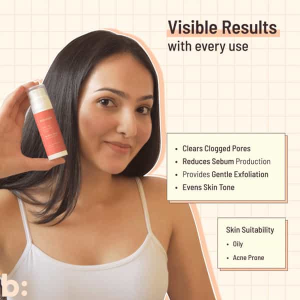 Biocule No More Acne Face Serum With Salicylic Acid (Bha) For Acne & Blemish Control (30 Ml)