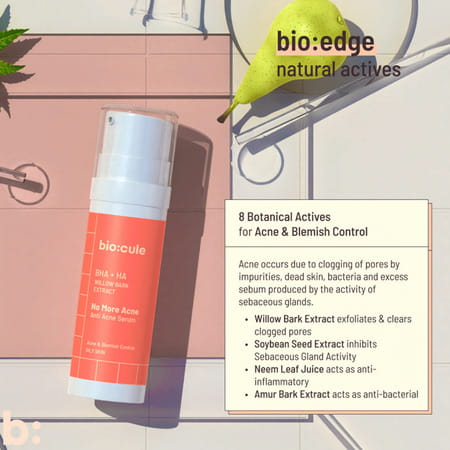 Biocule No More Acne Face Serum With Salicylic Acid (Bha) For Acne & Blemish Control (30 Ml)