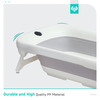 R For Rabbit Bubble Double Smart Baby Bath Tub - Grey White
