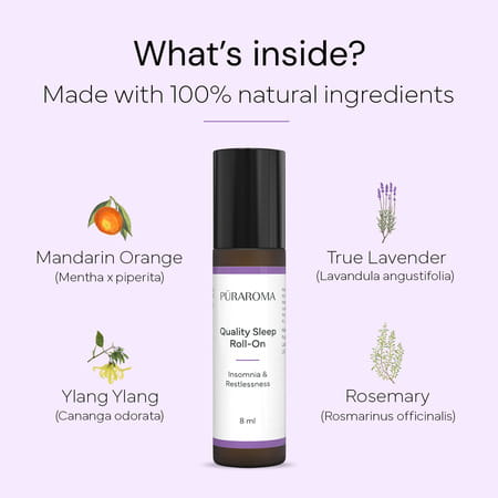 Puraroma Quality Sleep Roll On - 8 Ml