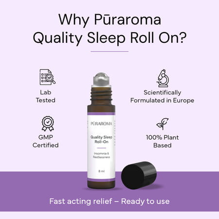 Puraroma Quality Sleep Roll On - 8 Ml