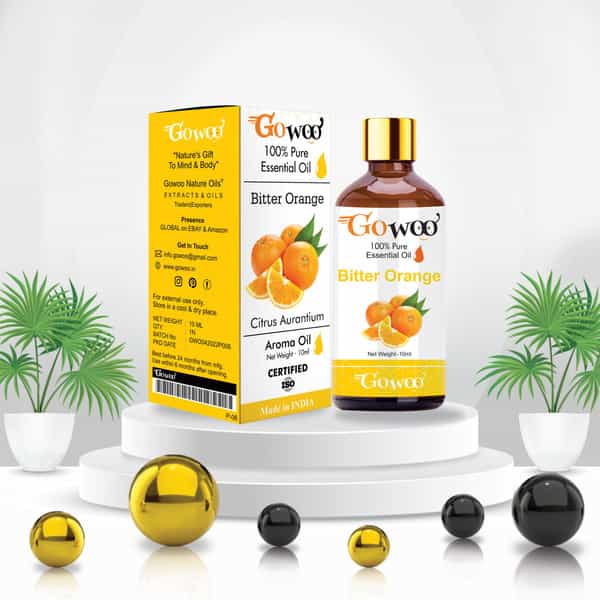 Pack Of 2 Bitter Orange Essential Oil & Almond Oil - 100% Pure & Natural Oil