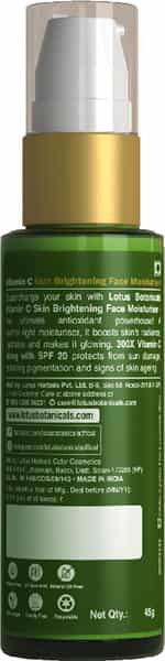 Lotus Botanicals Skin Brightening Face Moisturiser Vitamin C Spf 20 Pa+++ - 45G