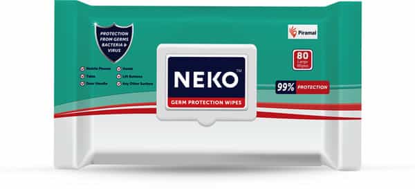 Neko ( Sanitising Disinfectant ) Wipes - Large Pack Of 80
