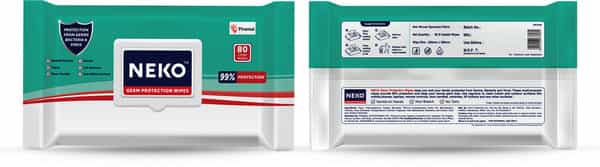 Neko ( Sanitising Disinfectant ) Wipes - Large Pack Of 80