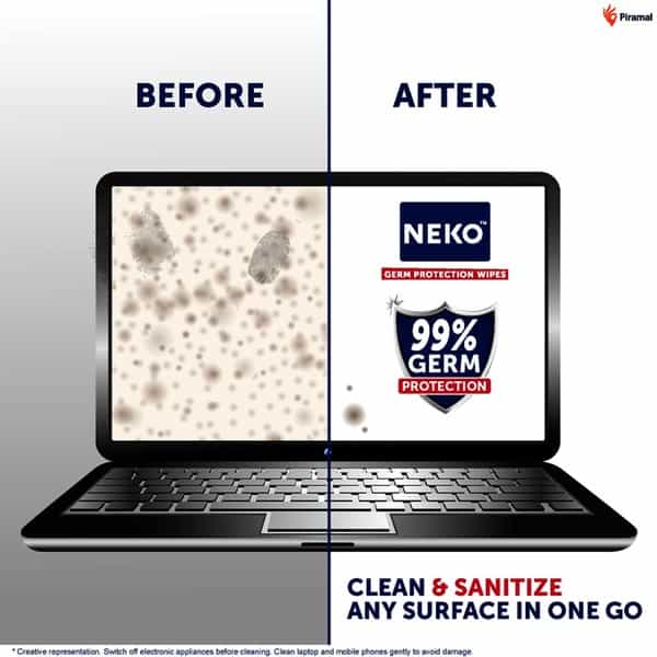 Neko ( Sanitising Disinfectant ) Wipes - Large Pack Of 80