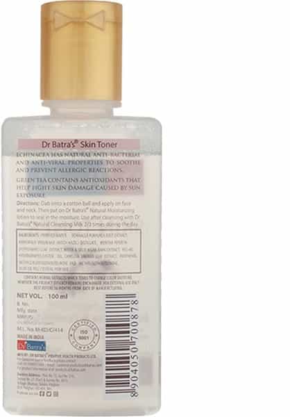 Dr Batra's Skin Toner Enriched With Echinacea & Green Tea - 100 Ml