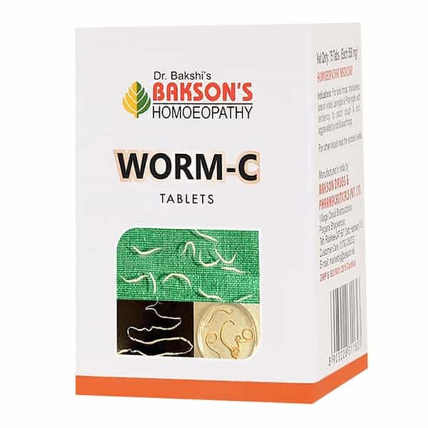 Dr Bakshi's Bakson Homoeopathy Worm-C Tablet 75