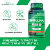 Nourishvitals Spirulina Pure Herbs 500 Mg Spirulina Extract Naturally Vitamins Rich 60 Veg Capsules