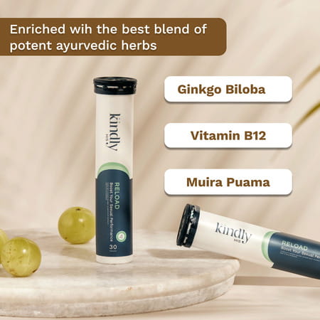 Reload By Kindly His For Boosting Men'S Performance Improving Strength & Stamina (30 Tablets)