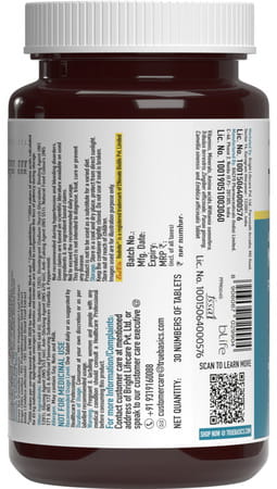 Truebasics Advanced Multivitamin For Sports & Fitness (30 Tablets) | With Amino Acid