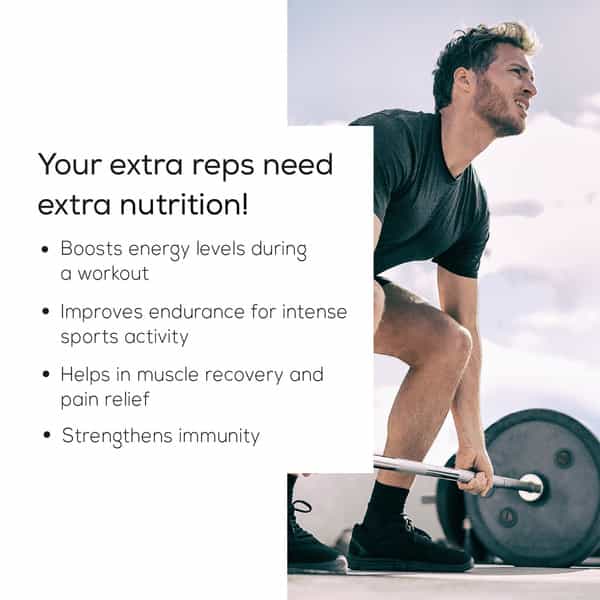 Truebasics Advanced Multivitamin For Sports & Fitness (30 Tablets) | With Amino Acid