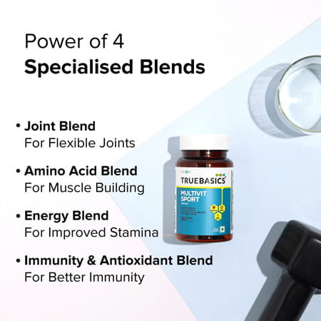 Truebasics Multivit Sport Supplement 30 Tablets