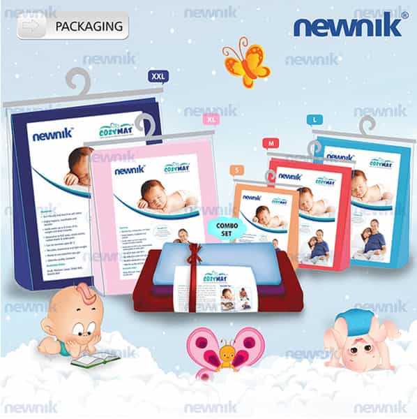 Newnik Cozymat Soft Waterproof And Reusable Mat (Size: 140Cm X 100Cm) Salmon Rose Large