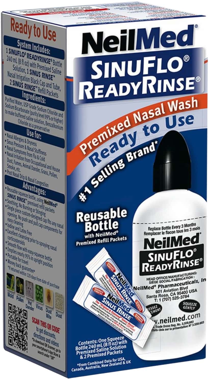 Neil Med Sinuflo Ready Rinse | 8 Ounces Bottle