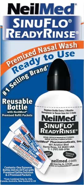 Neil Med Sinuflo Ready Rinse | 8 Ounces Bottle