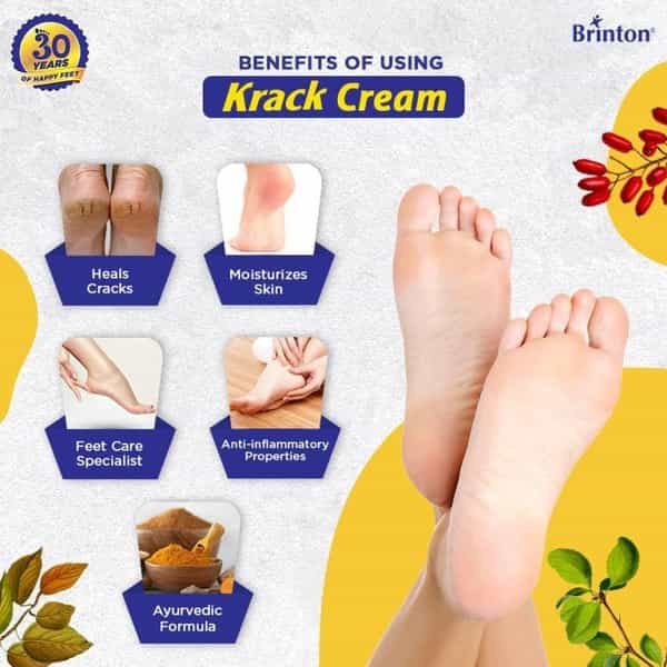 Krack Heel Repair Cream (25 G) Pack Of 4