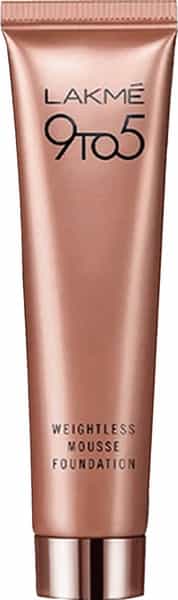 Lakme 9 To 5 Weightless Mousse Foundation Beige Vanilla 25 G