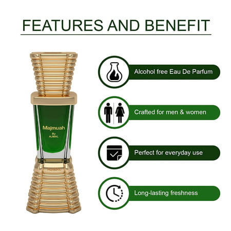 Ajmal Asher Cp Oil 12ml For Unisex And Majmua Cp Oil 10ml For Unisex