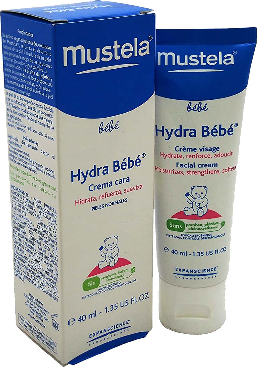 Mustela Hydra Bebe Facial Cream - 40ml