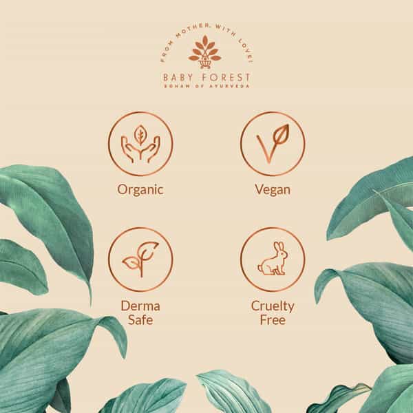 Baby Forest Narial Tailam- Organic Cold Pressed Coconut Oil | Skin And Hair Care 200 Ml | Pack Of 1