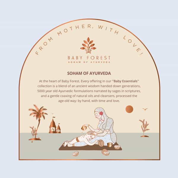 Baby Forest Narial Tailam- Organic Cold Pressed Coconut Oil | Skin And Hair Care 200 Ml | Pack Of 1