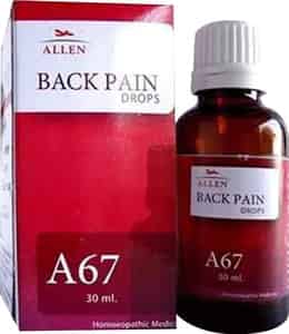 Allen Laboratories A67 Back Pain Drops Pack Of 2 | 30ml Each