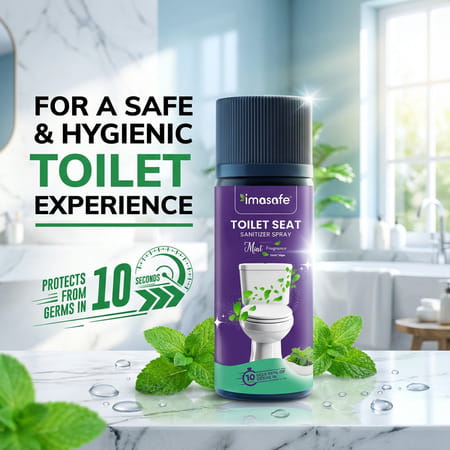 Imasafe Toilet Seat Sanitizer Spray 55 Ml (Mint)