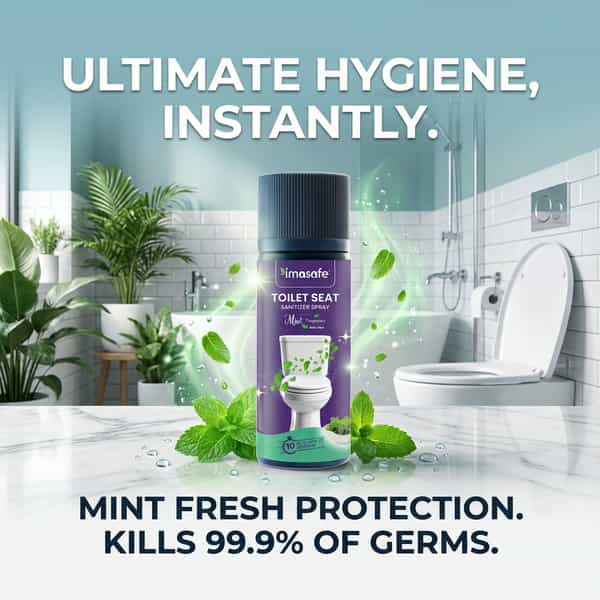 Imasafe Toilet Seat Sanitizer Spray 55 Ml (Mint)