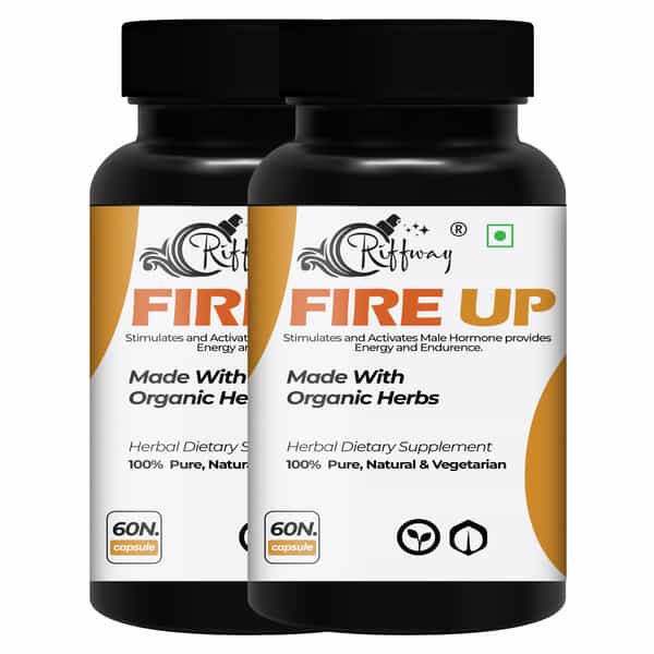 Fire Up Wellness Power Capsule For Men | Maintains Energy (120 Caps)