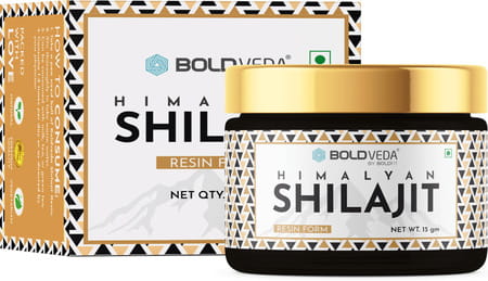 Boldfit Boldveda Pure Himalayan Shilajit Resin Form - 15 G