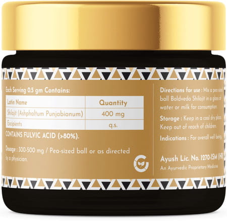 Boldfit Boldveda Pure Himalayan Shilajit Resin Form - 15 G