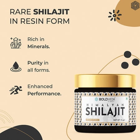 Boldfit Boldveda Pure Himalayan Shilajit Resin Form - 15 G