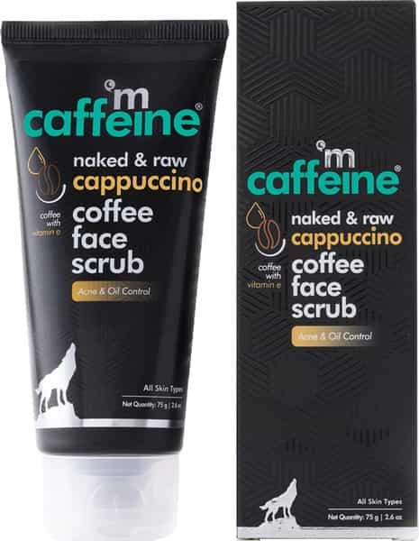 Mcaffeine Mild Exfoliating Anti Acne Cappuccino Face Scrub With Coffee & Vitamin E For Oil Control