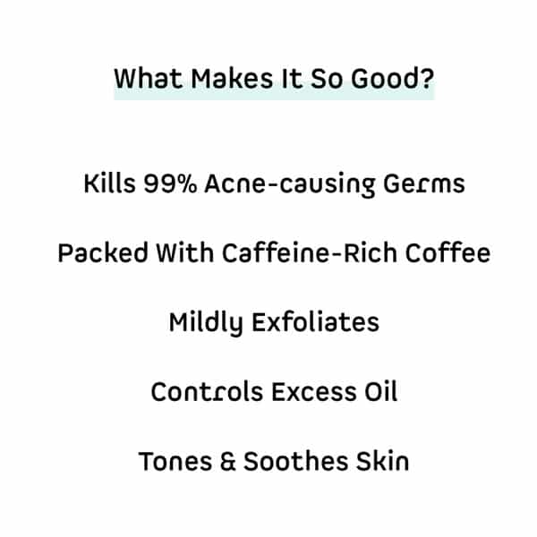 Mcaffeine Mild Exfoliating Anti Acne Cappuccino Face Scrub With Coffee & Vitamin E For Oil Control