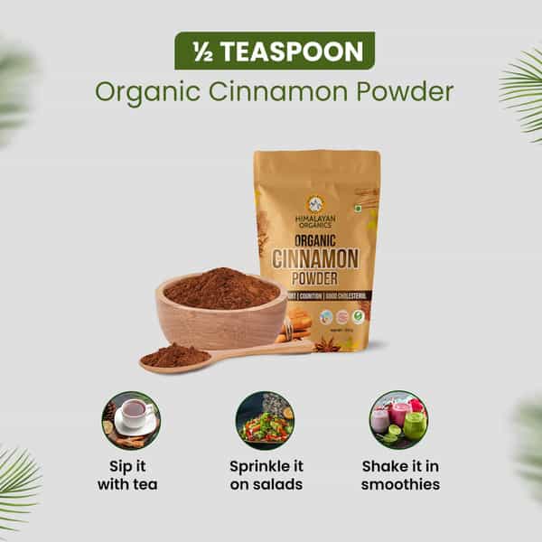 Himalayan Organics Organic Cinnamon | Powder | Packet | 350 Gm