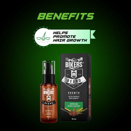 Biker'S Beard Styling And Growth Oil With Jamaican Black Castor Oil | Promote Hair Growth (30 Ml)