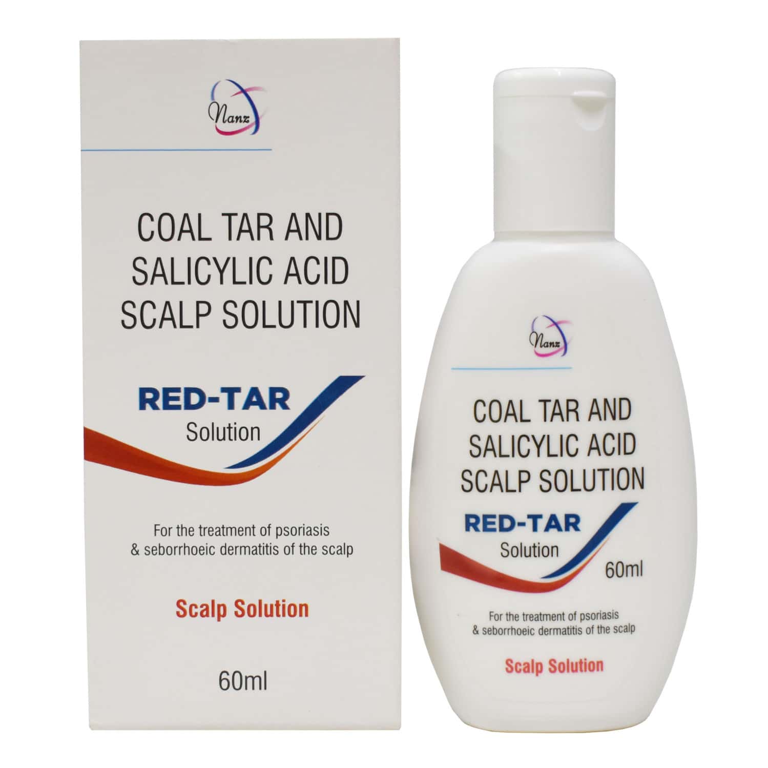 RED-TAR COAL TAR AND SALICYLIC ACID SCALP SOLUTION 60 ML PACK 2
